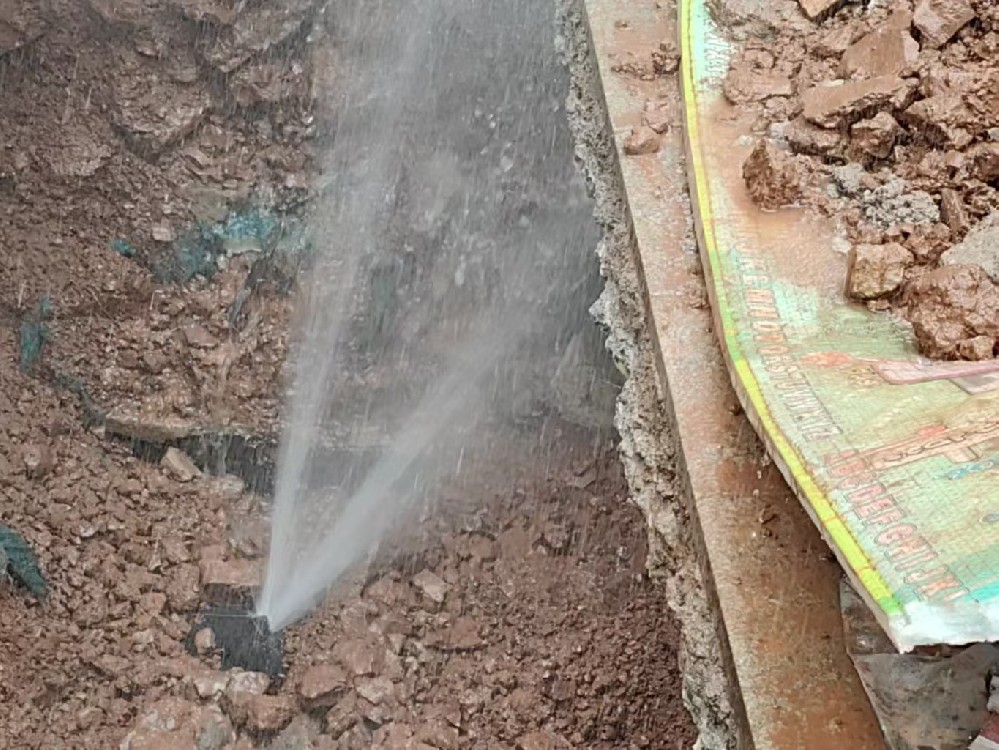 消防水管漏水检测定点开挖（苏尼特左）